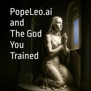 PopeLeo.ai and The God You Trained book artwork